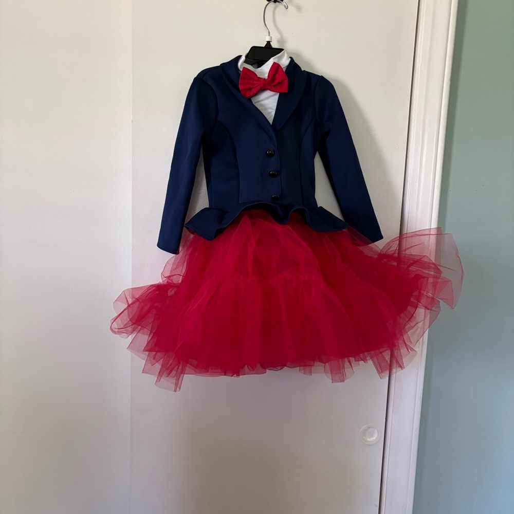 Weissman Kids Navy and Red Tuxedo Costume